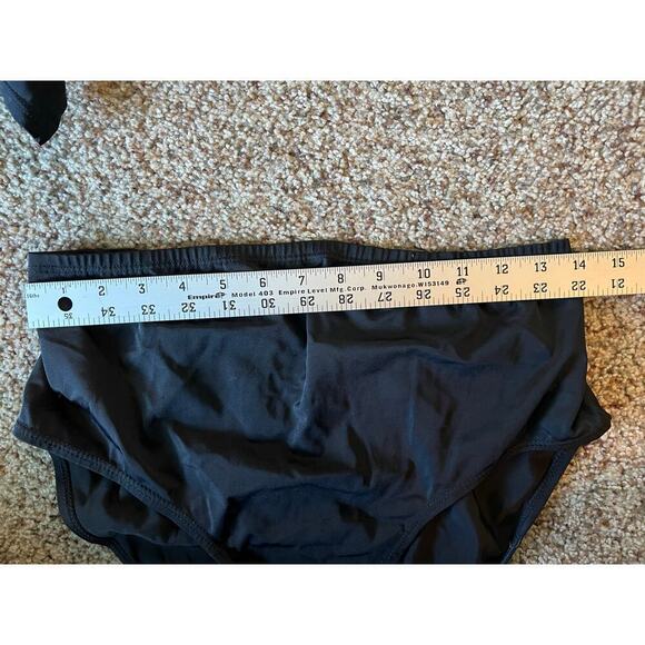 Maternity Swimsuit, Medium, black/multi color, tankini, 2 piece, pregnant - Picture 9 of 12